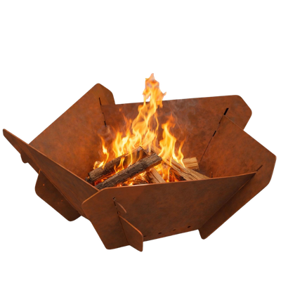 Lareira de Aço Corten