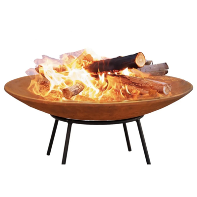 Lareira de Aço Corten